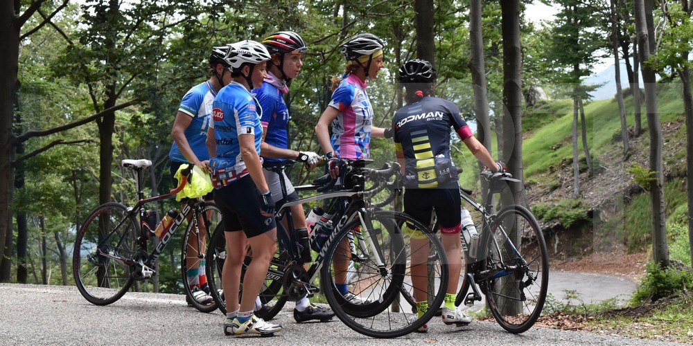 Women Cycling Camp Italian Swiss Lakes 