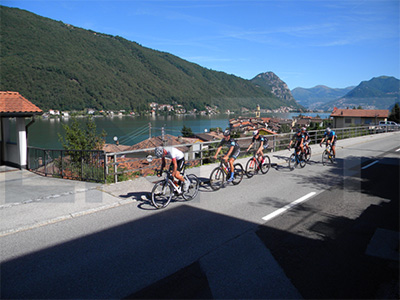Cycling Lake Lugano Brusino
