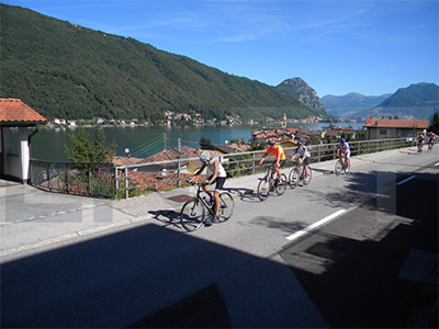 Cycling Lake Lugano, Brusino