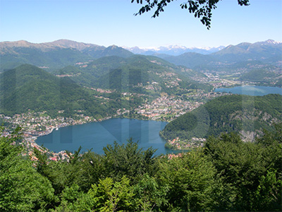 landscape Lake Lugano - Ponte Tresa