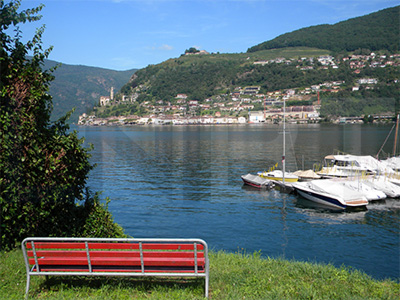 landscape Lake Lugano - Morcote
