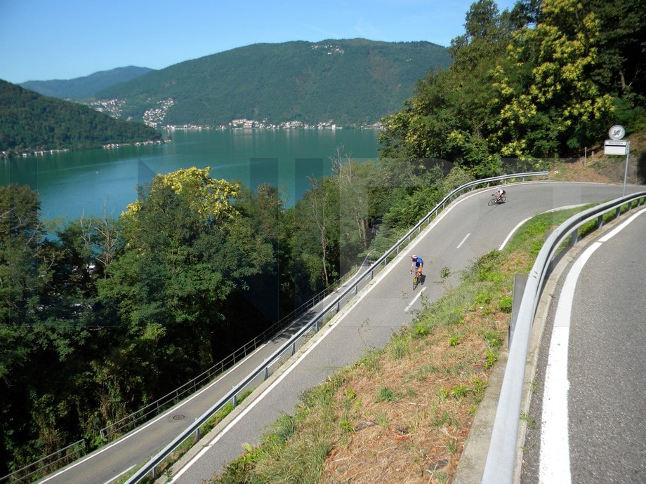 Cycling Swiss Italian lakes, Lake Lugano