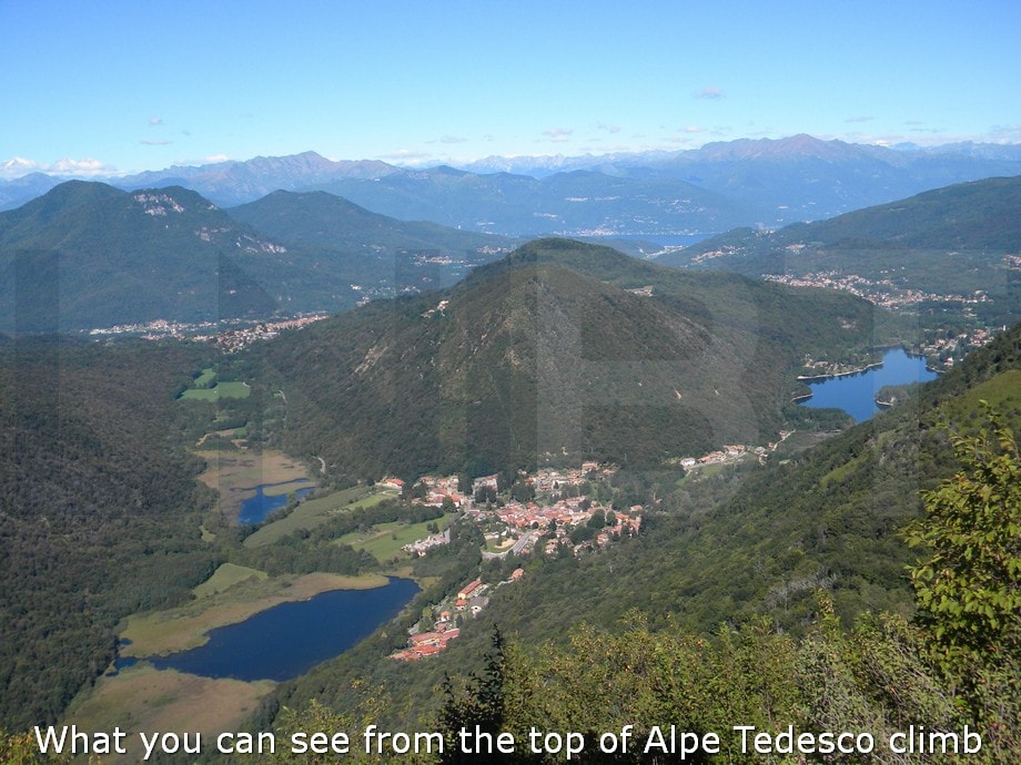 Gran Fondo Varese, Alpe Tedesco climb