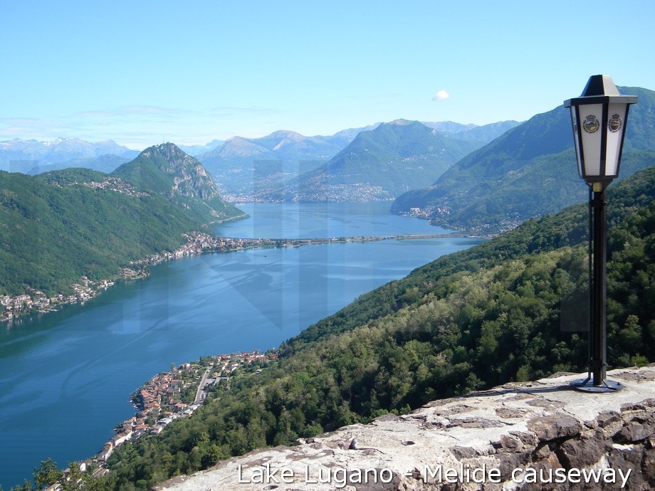 Cycling routes Lake Lugano, Melide